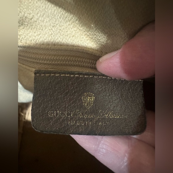 Authentic GUCCI Monogram GG Web Sherry Line
Supreme Boston Bag - Picture 12 of 15